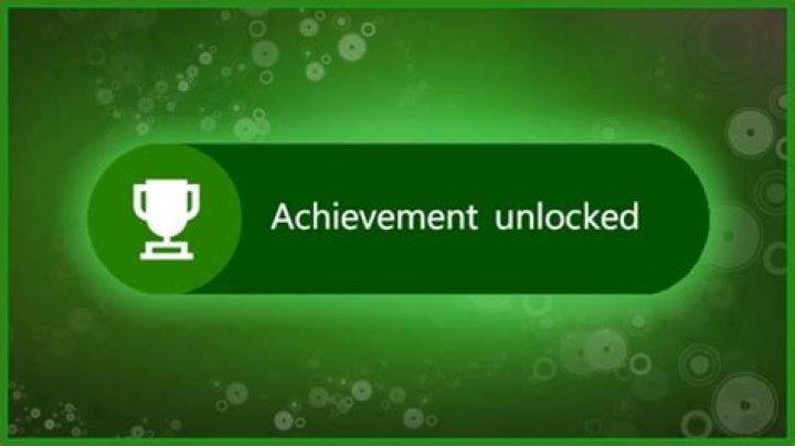 Achievement Unlocked