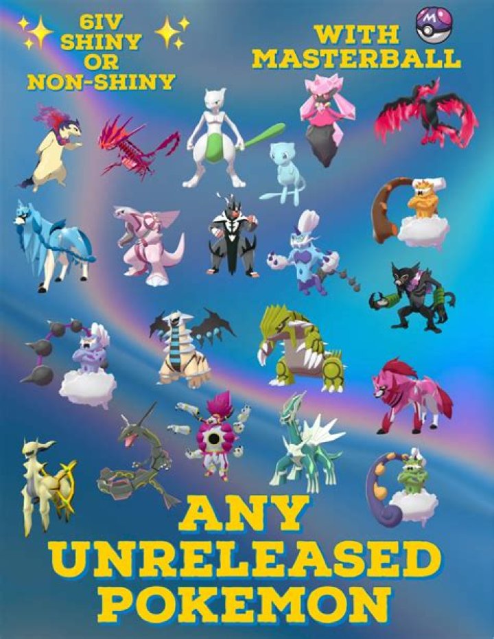 Any Custom Shiny 6IV Pokemon for Sword & Shield