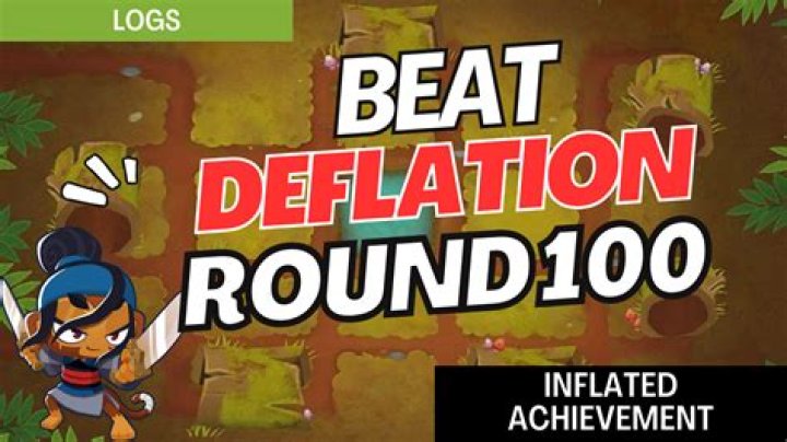 Are there any sure-fire ways to beat Round 100 on Deflation mode?