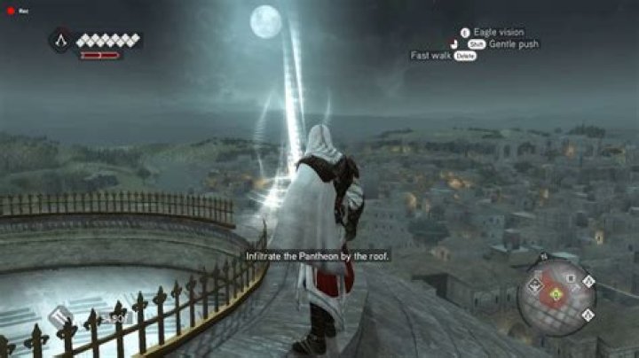 Assassins Creed Brotherhood. Infiltrate pantheon by top?