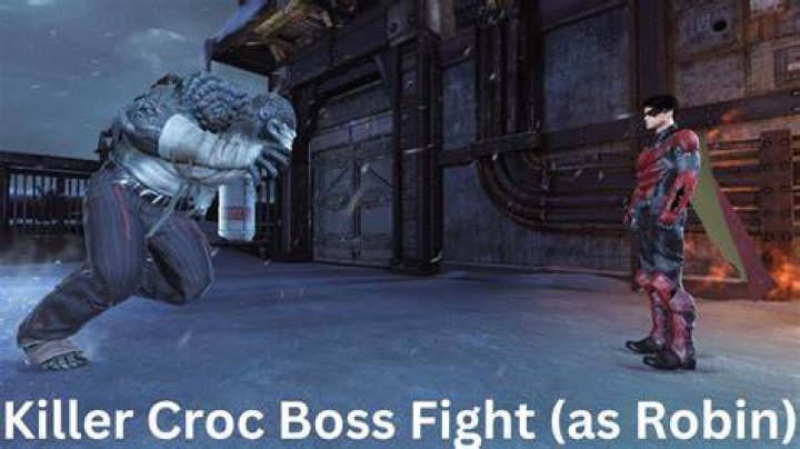 Avoiding killer croc bite in boss fight