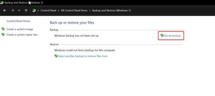 Backup option