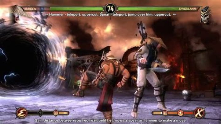 Best strategy to kill Shao Kahn in Mortal Kombat 9, last fight with Raiden