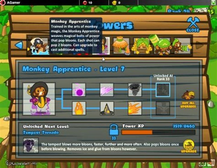 Bloons Tower Defense 5 Upgrade Paths