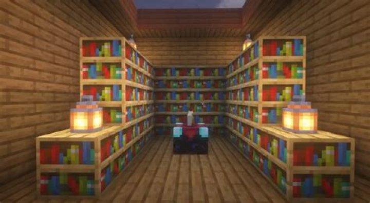 bookshelves around my enchanting table