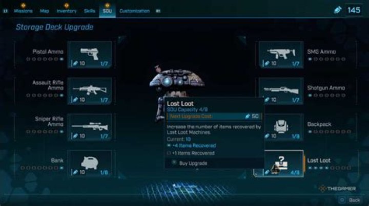 Borderlands ammunition SDU upgrade provides the same total ammo as my current total?