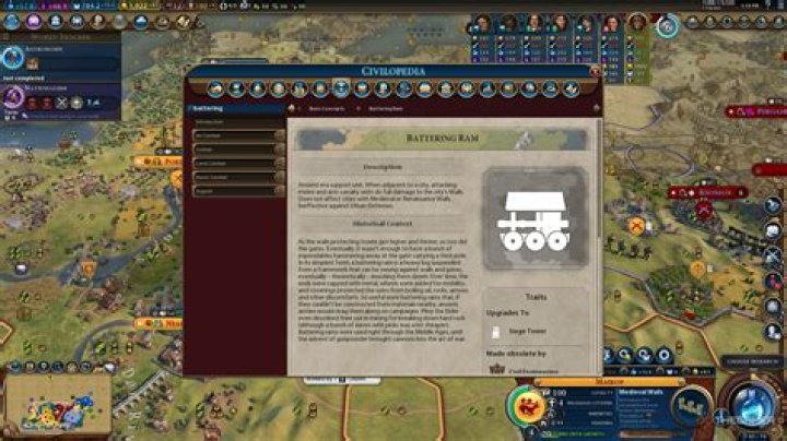 Bringing up Civilopedia for enemy units