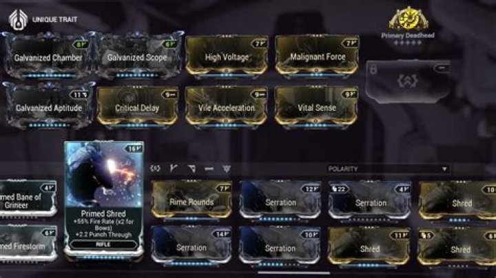 Can't Build My Warframe