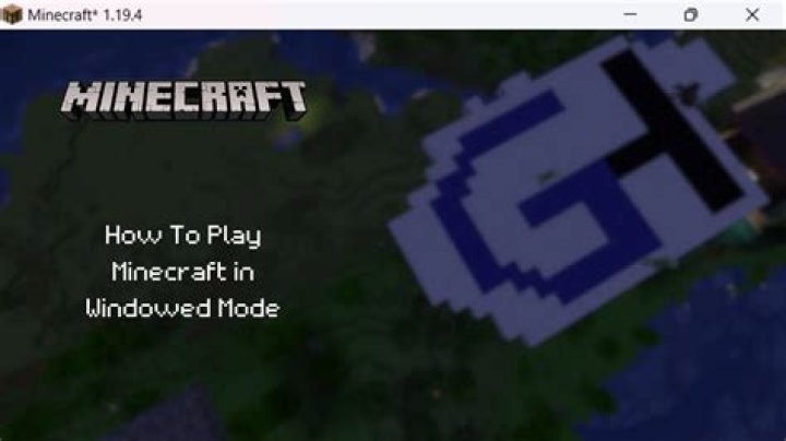 Can't run Minecraft on windowed mode