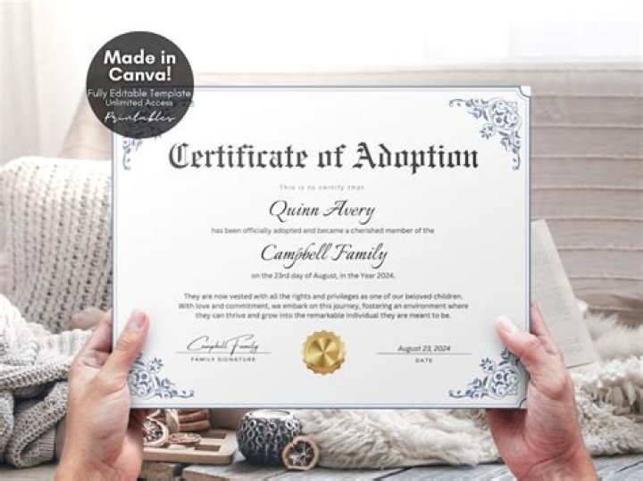 Can I adopt children before receiving the letter about adoption?