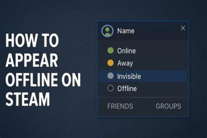 Can I appear offline on steam but still be online?