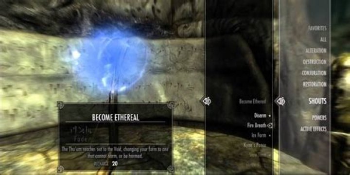 Can I resist Magic at full strength with the Become Ethereal Shout?