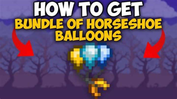 Can I use a Blue Horseshoe Balloon to make the Bundle of Balloons?