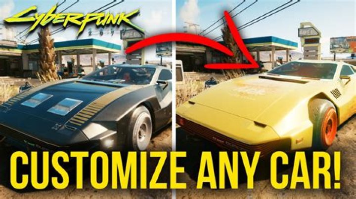 Can you customize your car in Cyberpunk 2077?