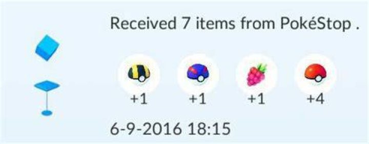Can you receive ultra balls from Pokestops?