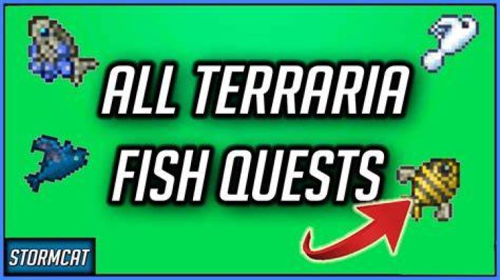 Cannot turn in quest fish to terraria angler