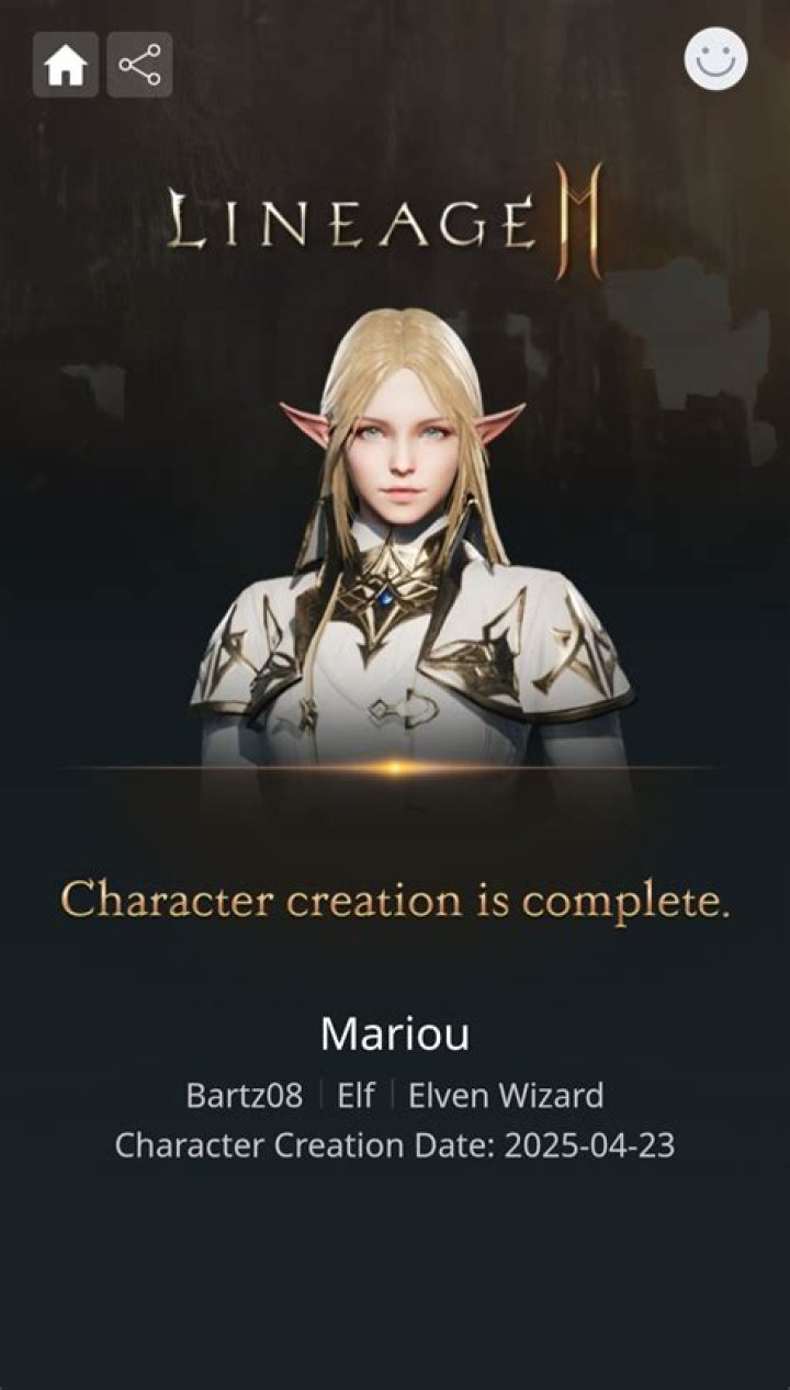 Character Creation Date