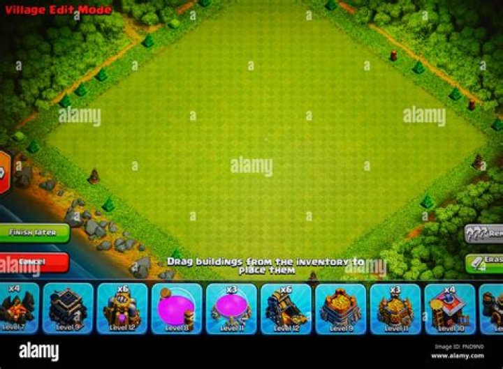 clash of clans village edit mode icon