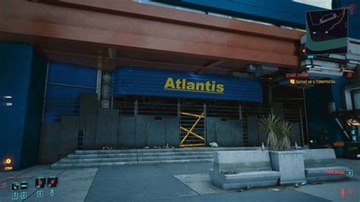 Closed exterior of Atlantis
