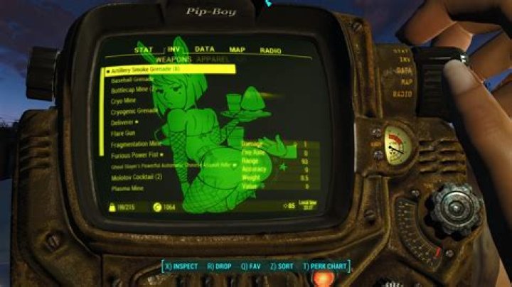 collage of PipBoy screenshots of the map of Sanctuary