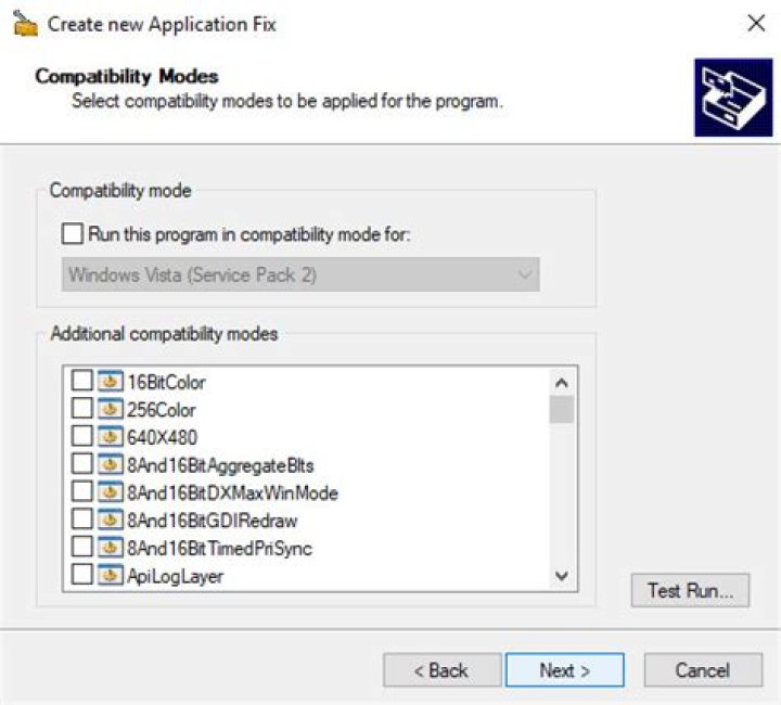 compatibility modes