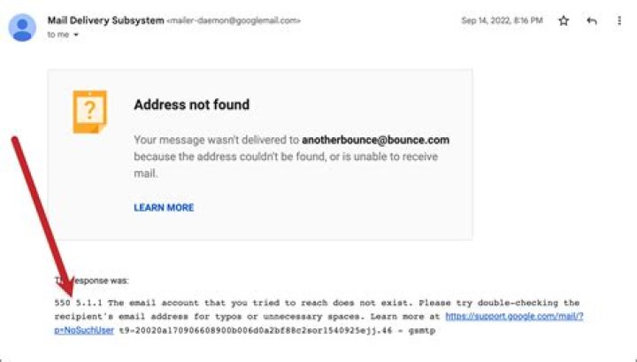 Confirmation email address error code 16