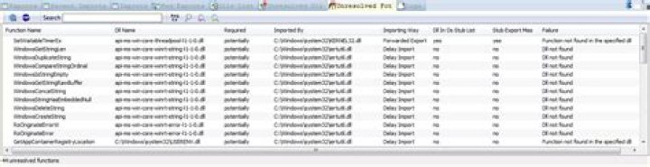 Dependencies Unresolved