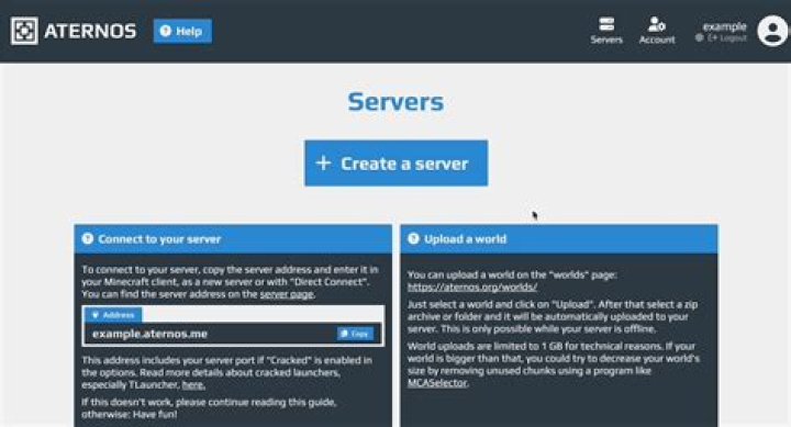 Do free servers on https://aternos.org/ work?