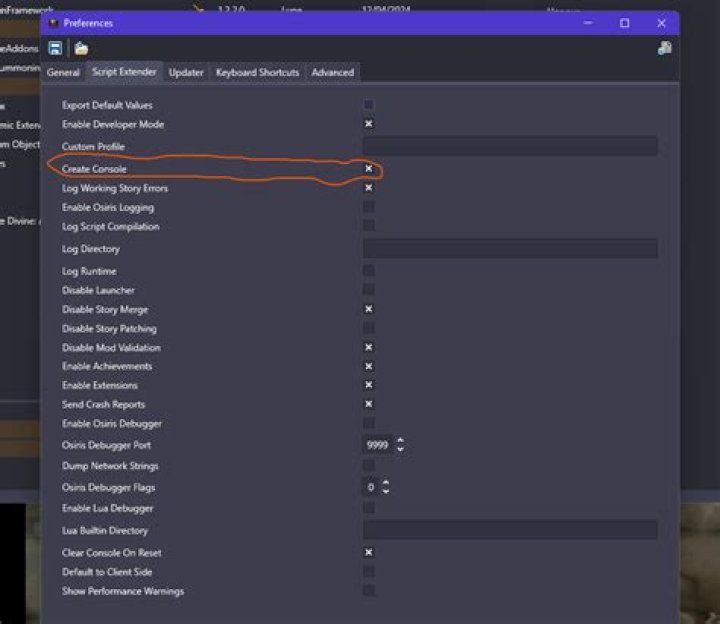 Does Mod Organizer have integration with the script extender?