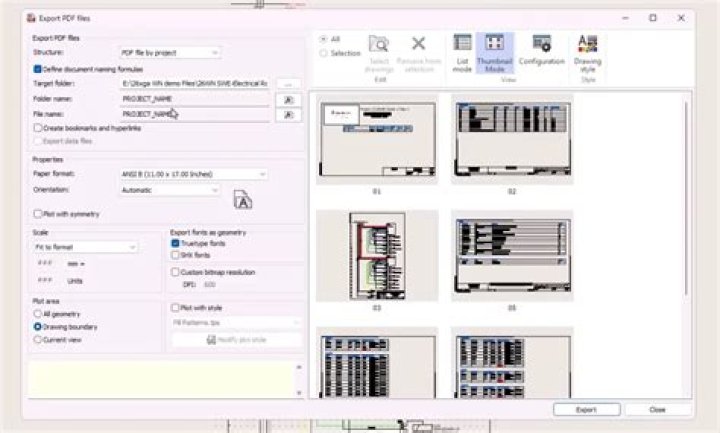 Exporting to a schematic