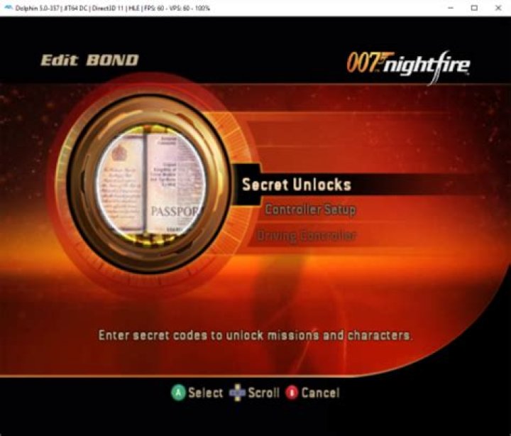 Fastest way to unlock everything in 007 Nightfire?