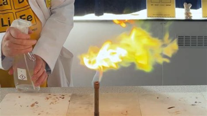 Fire Test - Burning