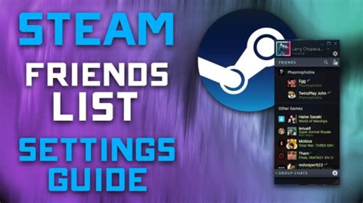 friends list settings