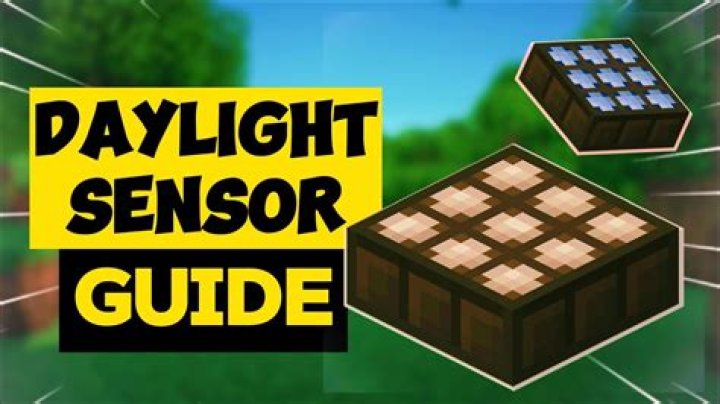 From under what blocks can daylight sensors detect sunlight?