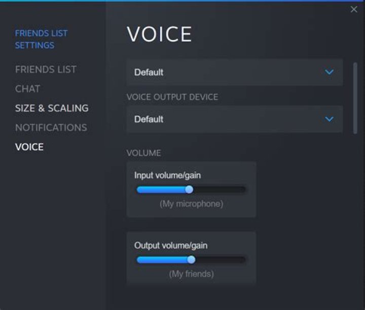How can I change microphone sensitivity in the newest Steam update