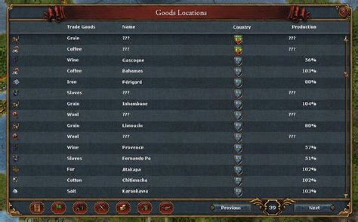 How can I find out which provinces are owned by another (enemy) country?