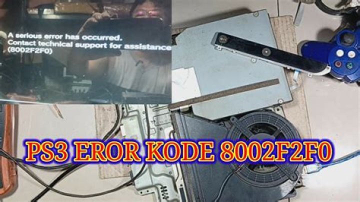 How can I fix Error 8002F2F0 after formatting my PS3?