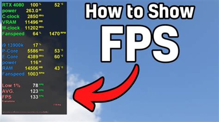 How can I permanently show FPS?