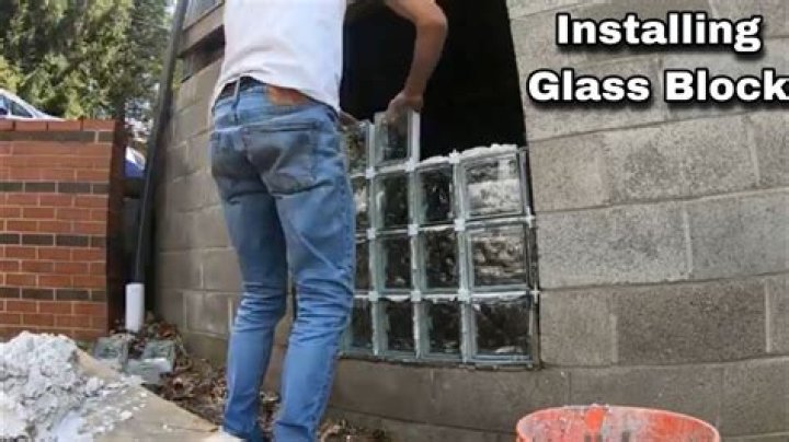 How can I place my bed on glass blocks?