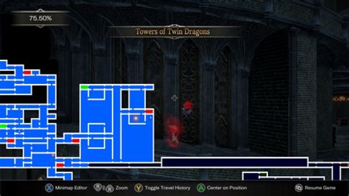 How can I reach the chest at the top of the Towers of Twin Dragons?