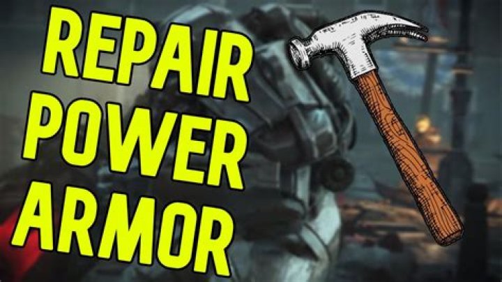 How can I repair power armor?