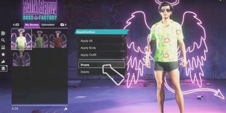 How can I save character customizations in Saints Row IV?
