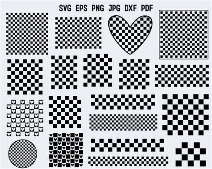How can one fill an area in checkered pattern?