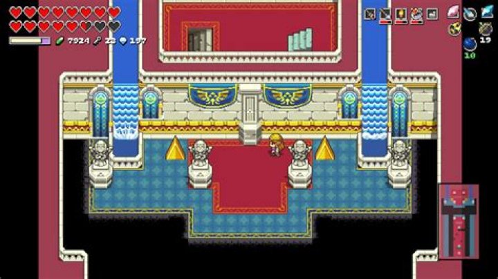 How do I access the stairs behind the royal rapier in Hyrule castle?