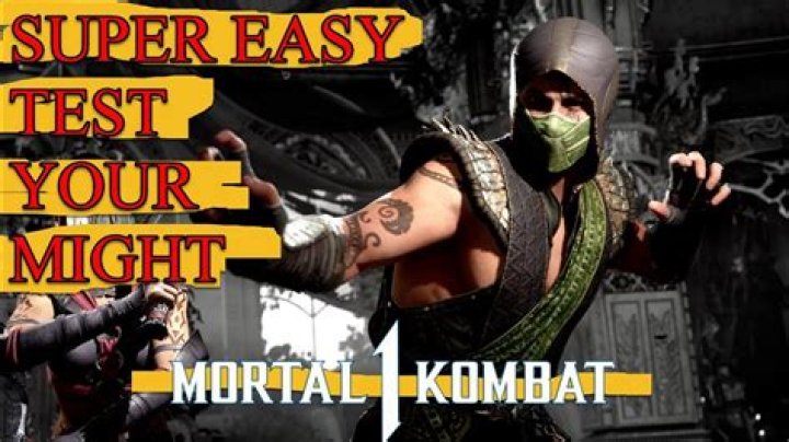How do I beat the last 2 test your might in Mortal Kombat?