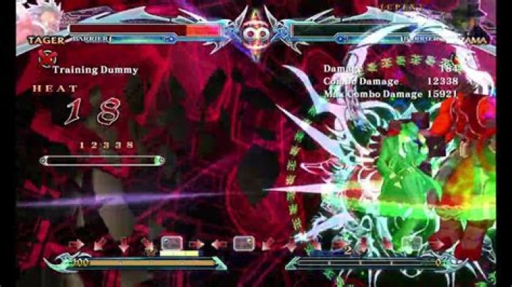 How do I beat Unlimited Hazama at the end of Arcade mode?