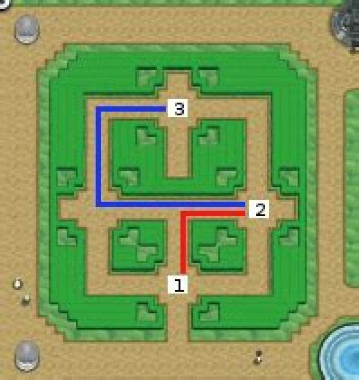How do I complete the fourth maze in the garden of the Parfum Palace?
