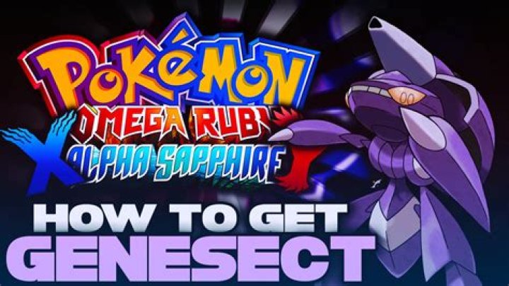 How do I get Genesect in ORAS or XY other than a wonder card?