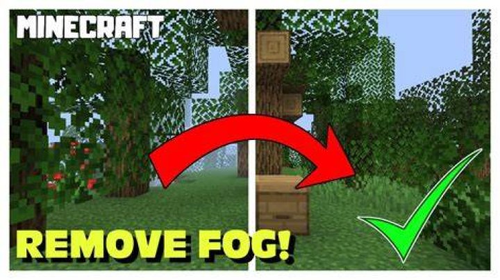 How do I get rid of the fog in Minecraft 1.18.1?