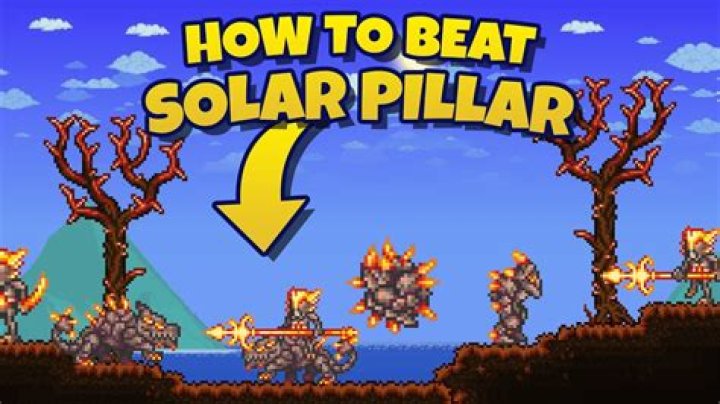 How do I kill the solar pillar?